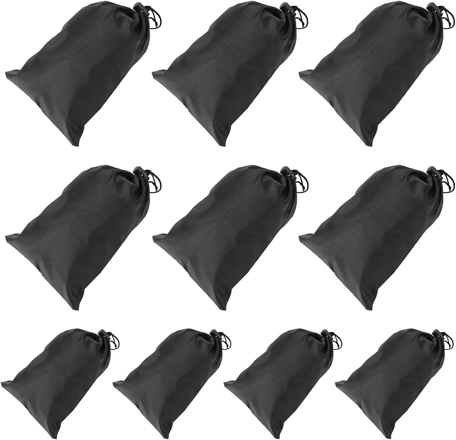 Aufbewahrungstasche: aus Oxford-Gewebe, aus Polyester, wasserbeständig, 10 Stück, 17 × 24 cm